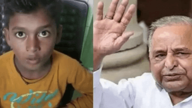 सैफई में अखिलेश से मिला मुलायम के अंतिम संस्कार में शामिल होने के लिए घर से अकेले निकला 10 वर्षीय बच्चा
