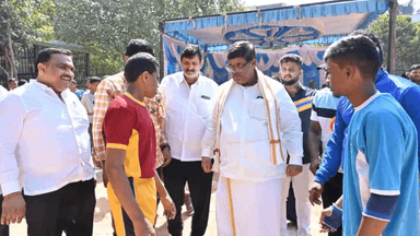 ಬೆಂಗಳೂರು ಉತ್ತರ: ಶಕ್ತಿ ಗಣಪತಿ ನಗರದ ಬಯಲು ರಂಗಮಂದಿರದಲ್ಲಿ ಅಂತರ ಶಾಲಾ ಕಬಡ್ಡಿ ಪಂದ್ಯಾವಳಿಗೆ ಚಾಲನೆ