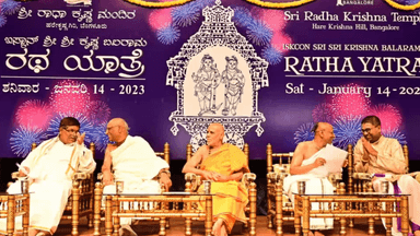 ಬೆಂಗಳೂರು ಉತ್ತರ: ರಾಜಾಜಿನಗರದ ಇಸ್ಕಾನ್ ದೇವಾಲಯಕ್ಕೆ ಸಚಿವ ಗೋಪಾಲಯ್ಯ ಭೇಟಿ: ಶ್ರೀಕೃಷ್ಣ ಬಲರಾಮರ ರಥಯಾತ್ರೆಯಲ್ಲಿ ಭಾಗಿ