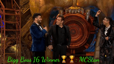MC Stan Declared Bigg Boss 16 Winner,Shiv Thakare Runners Up, Priyanka chahar chaudhary On 3rd spot
#totalkhabare