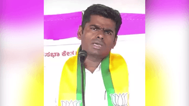 ಬೆಂಗಳೂರು ಉತ್ತರ: ಕರ್ನಾಟಕ ಜನ ತುಂಬಾ ವಿಶಾಲ ಹೃದಯದವರು- ಮಲ್ಲೇಶ್ವರದ ಬಿಜೆಪಿ ಕಚೇರಿಯಲ್ಲಿ ಅಣ್ಣಾಮಲೈ