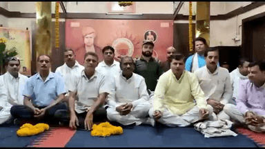 गुना नगर: 17 से 19 मई तक लगने वाले विशाल योग शिविर की तैयारियों को लेकर आर्य समाज मंदिर में हुई बैठक