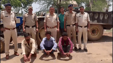 गुना नगर: ऊमरी से ट्रैक्‍टर-ट्रॉली चोरी के मामले में पुलिस ने ट्रैक्टर चालक और उसके दो दोस्तों को किया गिरफ्तार