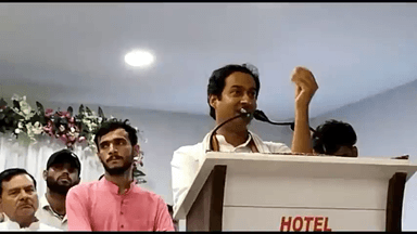 गुना नगर: एबी रोड स्थित एक निजी होटल में युवा संवाद कार्यक्रम में राघोगढ़ विधायक जयवर्धन का सरकारी भ्रष्टाचार पर बड़ा हमला,