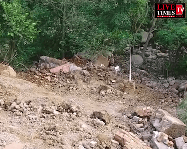 ज्वाली : भूस्खलन की भेंट चढ़ा लंज का पेट्रोल, भारी नुकसान