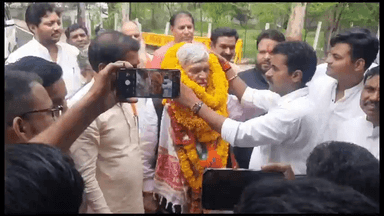 गुना नगर: गुना सर्किट  हाउस पर पूर्व प्रदेश अध्यक्ष प्रभात झा का भाजपा जनों ने किया स्वागत