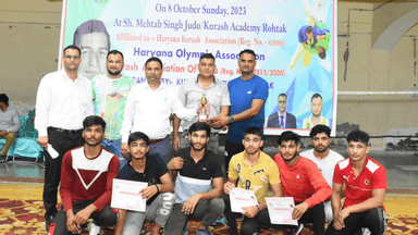कैथल: हरियाणा सीनियर स्टेट कुराश चैंपियनशिप रोहतक में कैथल के खिलाड़ियों ने झटके पदक, अंबाला रोड स्थित स्टेडियम में हुआ स्वागत