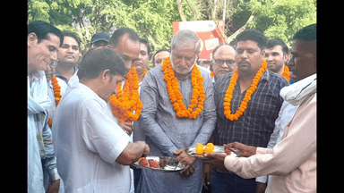 कैथल: लाला चरणदास मार्ग पर विधायक लीला राम ने 3 करोड 80 लाख की लागत से बिछाई गई सीवरेज पाईप लाईन का किया उद्घाटन