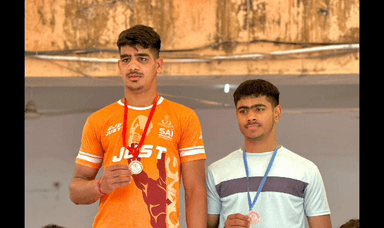 कैथल: कैथल केछात्र कुश यादव ने इंटर कॉलेज स्टेट चैंपियनशिप मे जीता रजत पदक