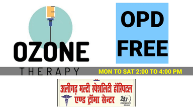 खुशखबरी : अब हर बीमारी का इलाज ओज़ोन थैरेपी से रामपुर के अलीगढ़ हॉस्पिटल में हर दिन फ्री OPD में कराए