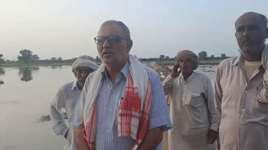 भिवानी के सागवान गांव में निगाणा नहर की मोरी खोलने व भिवानी घघर ड्रेन ओवर फ्लो से 300 एकड़ में फसल खराब हुई, मुआवजे की मांग