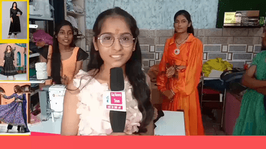 लोहारू में रिद्धि सिद्धि ब्यूटी पर लड़कियों को सिलाई का कोर्स पूरा करवाने के बाद की गई विदाई पार्टी