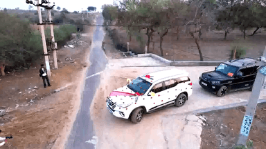 श्यामपुरा गाँव हुआ स्कार्पियो मय, ऐसे ही अपनी शादी को यादगार बनाने के लिए सम्पर्क करें -9462143066