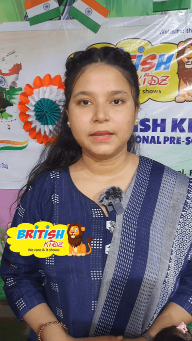 ब्रिटिश किड्स इंटरनेशनल प्ले स्कूल में 79th स्वतंत्रता दिवस धूमधाम से मनाया गया