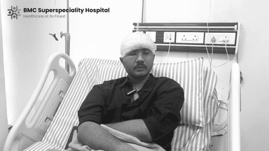 Meet our patient, Mr Vimlesh Patel, who has successfully undergone a complex cranioplasty surgery under the expert care of Dr Syamantak Srivastava at BMC Super Speciality Hospital, Lucknow.