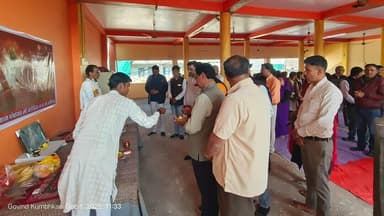 अंतर्राष्ट्रीय गीता महोत्सव के तहत मोहन बड़ोदिया के श्रीकृष्ण मंदिर में कार्यक्रम संपन्न