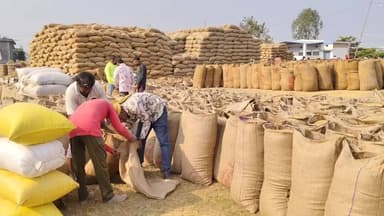 नवागढ़: नवागढ़ क्षेत्र के पेंड्री सहित जिले में किसानों को टोकन लेने और थम्ब लगाने में सर्वर की परेशानी हो रही