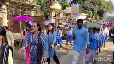 পানিসাগর: বিশ্ব এইডস দিবসকে কেন্দ্র করে দামছড়া উচ্চ মাধ্যমিক বিদ্যালয়ের উদ্যোগে এক সচেতনতামূলক রেলির আয়োজন করা হয়