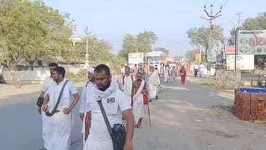 અંકલેશ્વર: નર્મદા પરિક્રમા કરી રહેલા દાદા ગુરુ અને વડા પ્રધાન નરેન્દ્ર મોદીના ભાઈ પંકજ મોદી ભરૂચ જિલ્લામાં આવી પહોંચ્યા હતા