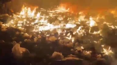 અંકલેશ્વર: ભડકોદ્રા નજીક ગેરકાયદેસર રીતે રસાયણિક કચરો સળગાવી દેવામાં આવતા વાતાવરણમાં પ્રદૂષણની માત્રામાં વધારો થયો હતો