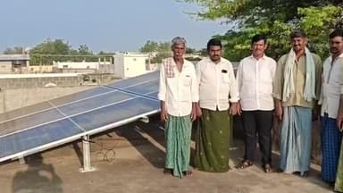 ఎమ్మిగనూరు: గోనెగండ్ల మండలం అల్వాల గ్రామంలో మొదటిసారిగా 'ప్రధానమంత్రి సూర్య ఘర్' పథకం ద్వారా గంగన్న సోలార్ ఏర్పాటు