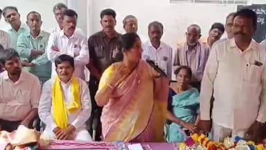 గుడిపల్లి రిజర్వాయర్ స్థలం పరిశీలన మంత్రి సవిత