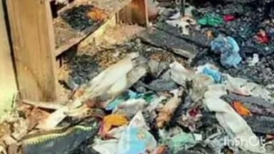 बाभूळगाव: मुस्ताबाद येथे घरगुती गॅस लिकेजने भीषण आग, सुदैवाने जीवितहानी टळली