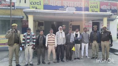 तिलोई: फुरसतगंज पुलिस ने 7 वारंटियों को भेजा जेल