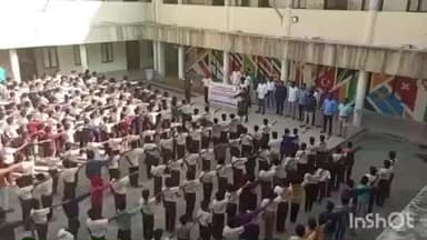 లింగాల: లింగాల సాంఘిక సంక్షేమ బాలుర గురుకుల పాఠశాలలో బాల్యవివాహాలకు వ్యతిరేకంగా విద్యార్థుల ప్రతిజ్ఞ