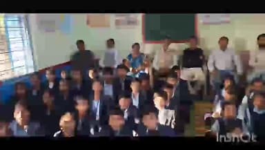 भैंसदेही: नवापुर के एकीकृत माध्यमिक शाला में श्रीमद्भागवत गीता का पूजन, 52वें श्लोक का वाचन