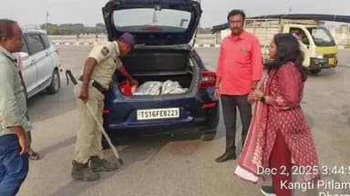 పిట్లం: ధర్మారం ఎక్స్ రోడ్ వద్ద, పంచాయతీ ఎన్నికల సందర్భంగా వాహనాల తనిఖీలను పరిశీలించిన, సబ్ కలెక్టర్ కిరణ్మయి