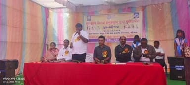 ଖରିଆର: ଖଡ଼ିଆଳ ମିଶନ ସ୍ଥିତ ସରକାରୀ ଉତ୍କଳ ଉପ୍ରା ବିଦ୍ୟାଳୟ ଠାରେ ବ୍ଲକ ସ୍ତରୀୟ ଦିବ୍ୟାଙ୍ଗ ଛାତ୍ରଛାତ୍ରୀଙ୍କ କ୍ରୀଡ଼ା ପ୍ରତିଯୋଗିତା