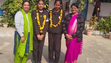 गरोठ: तुलसी और वर्षा ने राष्ट्रीय क्रॉस कंट्री प्रतियोगिता में चौथा स्थान प्राप्त किया