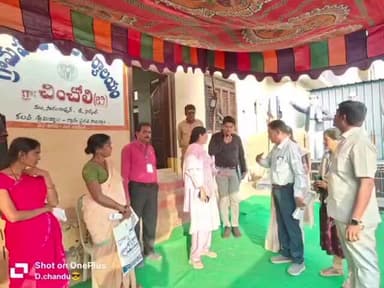 ముధోల్: సారంగాపూర్ మండలం చించోలి (బి) లో ఏర్పాటు చేసిన నామినేషన్ క్లస్టర్ సెంటర్ ను పరిశీలించిన ఎన్నికల జిల్లా పరిశీలకులు