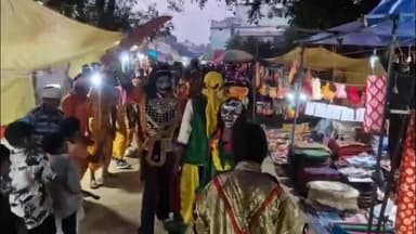 ଝାରସୁଗୁଡା: ଡିଗ୍ରିପରା (ଠରକଶପୁର) ଠାରେ ୭୦ ତମ ପୁରାତନ ବିରାଟ ଗୋପଲିଲା ଯାତ୍ରାରେ ରାଧାକୃଷ୍ଣଙ୍କ ନାଵକେଳି ଅନୁଷ୍ଠିତ