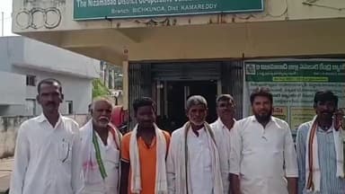 బిచ్కుంద: మూడో విడత నామినేషన్లు, బ్యాంక్ అకౌంట్ కోసం బారులు తీరిన అభ్యర్థులు, బ్యాంకు ఆవరణం సందడిగా మారింది