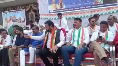 રાધનપુર: રાધનપુરમાં કોંગ્રેસની જન આક્રોશ ફેલીમાં પાટણ ધારાસભ્ય અને રાધનપુર કોંગ્રેસના આગેવાનો વચ્ચે બોલાચાલી નો વિડીયો વાયરલ થયો