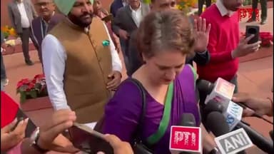 हम तो शरू से चाहते है चर्चा हो सदन लोकतंत्र का मंदिर है प्रियंका गांधी जी