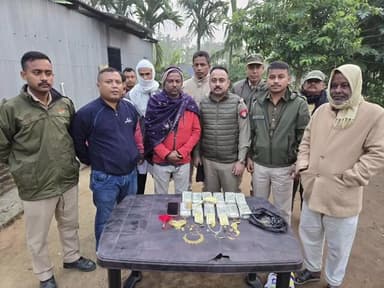 গৰৈমাৰী: জোৰশিমুলীত আৰক্ষীৰ বৃহৎ অভিযান, অভিযানত উদ্ধাৰ নগদ ধনসহ বৃহৎ পৰিমানৰ সোণৰ অলংকৰ