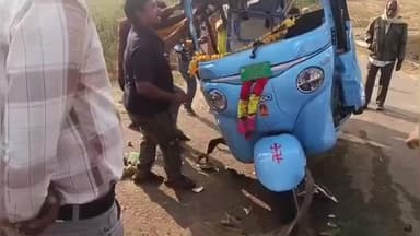 कटंगी: कतरकना के पास कार और ऑटो की टक्कर में ऑटो चालक घायल