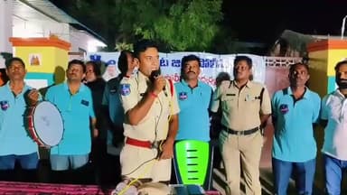 నేరేడుచర్ల: ప్రశాంత వాతావరణంలో ఎన్నికలు జరగాలి: కల్లూరు గ్రామంలో ఎస్సై రవీందర్