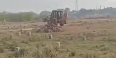 प्रयागराज में अवैध प्लाटिंग पर पीडीए का बुलडोजर चला, 30 बीघा जमीन से हटाया अतिक्रमण