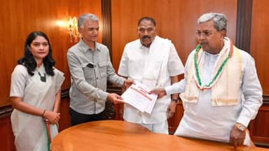 ಬೆಂಗಳೂರು ಉತ್ತರ: ಮುಖ್ಯಮಂತ್ರಿಯನ್ನು ಭೇಟಿಯಾದ ಕಂದಾಯ ಸಚಿವ ಕೃಷ್ಣ ಭೈರೇಗೌಡ