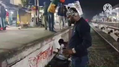 মগরাহাট ২: রাজ্যে নারী সুরক্ষা সুনিশ্চিত করার লক্ষ্যে অঙ্গীকার যাত্রা সেই উপলক্ষে মগরাহাট রেলস্টেশনে দেয়াল লিখন এর মাধ্যমে প্রচার