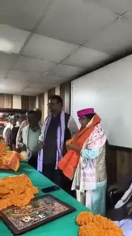 बाबूबरही: बाबूबरही विधानसभा के खाजेडीह में अभिनंदन एवं आभार समारोह का आयोजन