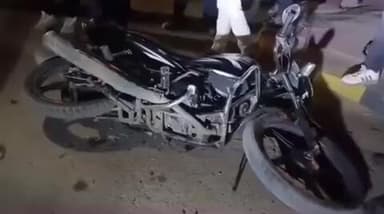 पचपदरा: बालोतरा मुगडा सर्कल पर बाइक और बस की टक्कर में बाइक सवार घायल