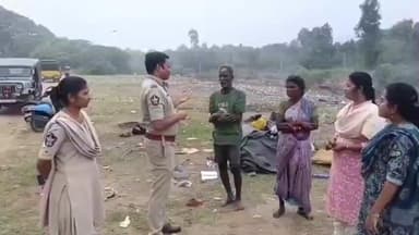 దేవరపల్లిలో చెత్తకుప్పల వద్ద వలస కుటుంబాల పరిస్థితి తెలుసుకున్న అధికారులు