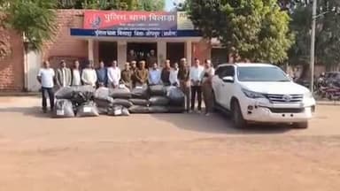 बिलारा: जोधपुर ग्रामीण में डीएसटी और बिलाड़ा पुलिस की कार्रवाई, 415.52 किलो अवैध डोडा-पोस्त और लग्जरी फॉर्च्यूनर जब्त