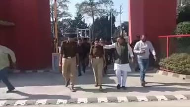 रुद्रपुर: मेडिकल कॉलेज में मुख्यमंत्री पुष्कर सिंह धामी के कार्यक्रम को देखते हुए एसपी क्राइम ने किया कार्यक्रम स्थल का निरीक्षण