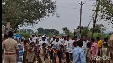 మక్కువలో ప్రారంభమైన అభ్యుదయం సైకిల్ యాత్ర